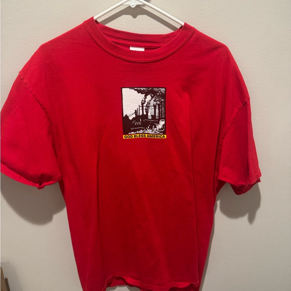 Noah - “God Bless America” Red Graphic Tee - Men’s XL